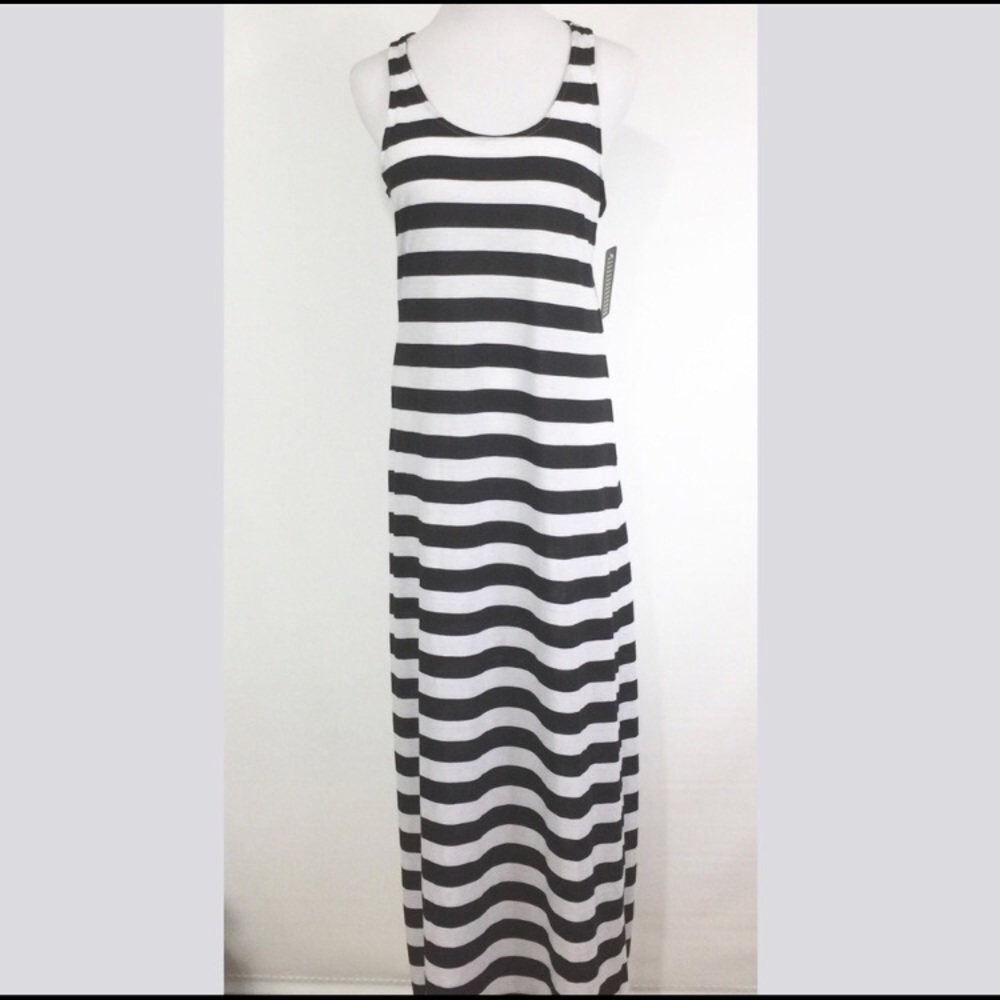 Striped maxi dress